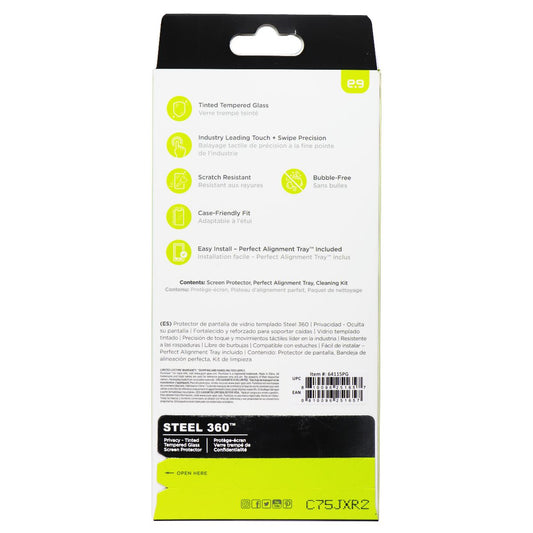 PureGear Steel 360 Privacy Glass Protector for Apple iPhone 14 Plus/13 Pro Max Cell Phone - Screen Protectors PureGear - Simple Cell Bulk Wholesale Pricing - USA Seller