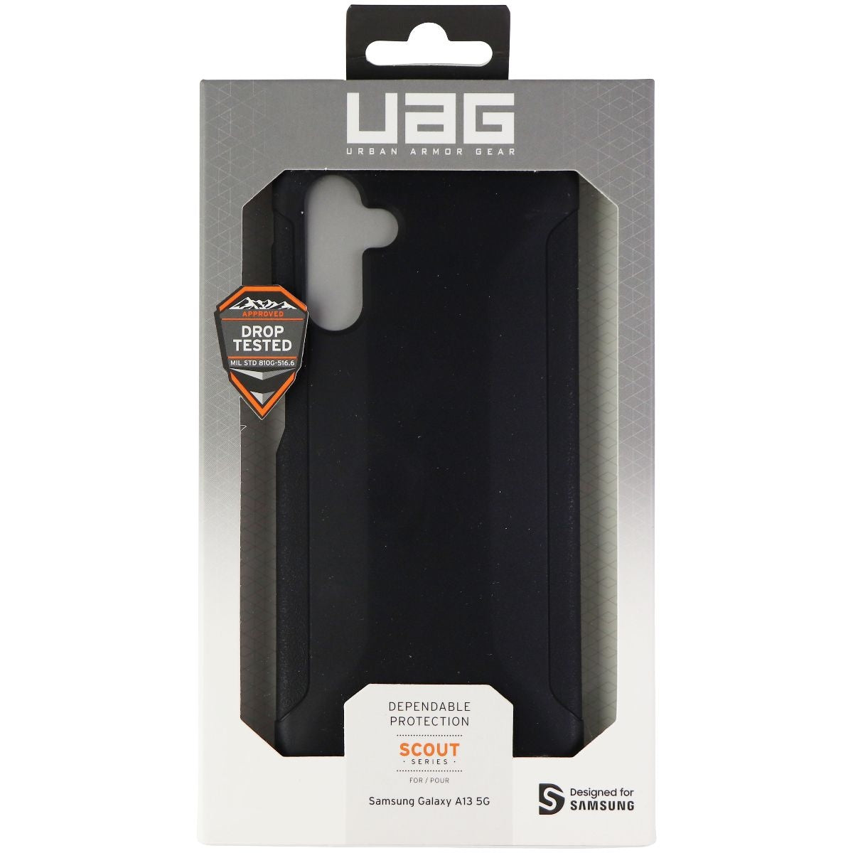 Urban Armor Gear Scout Series Flexible Case for Samsung Galaxy A13 5G - Black Cell Phone - Cases, Covers & Skins Urban Armor Gear - Simple Cell Bulk Wholesale Pricing - USA Seller