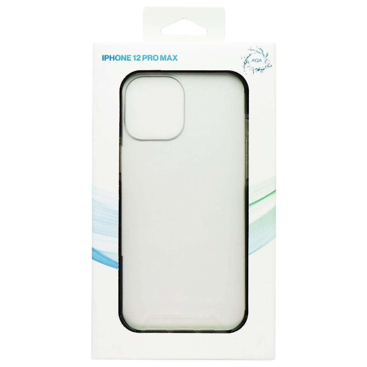 AQA Hard Protective Case for Apple iPhone 12 Pro Max - Clear/Black Cell Phone - Cases, Covers & Skins AQA - Simple Cell Bulk Wholesale Pricing - USA Seller