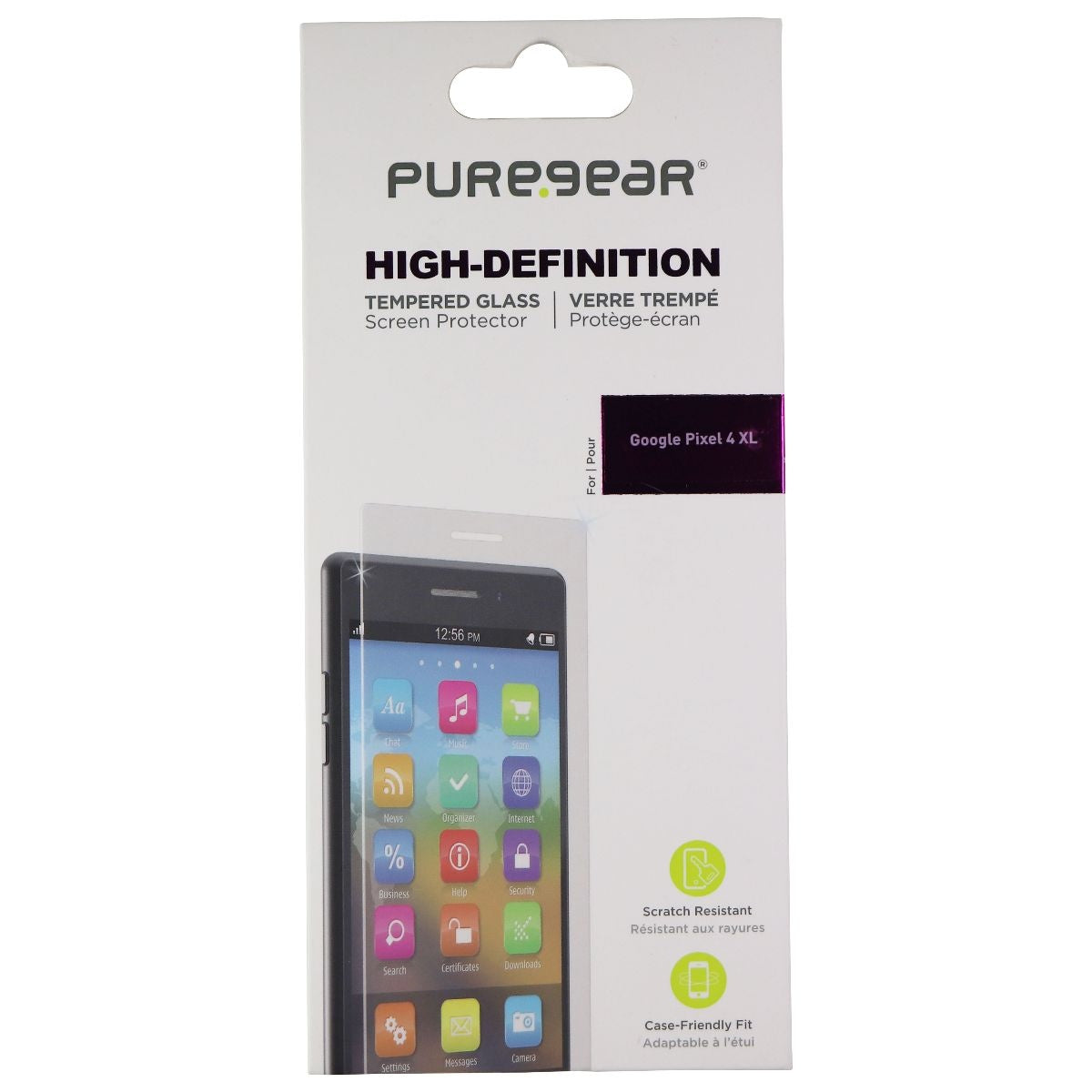 PureGear High-Definition Tempered Glass for Google Pixel 4 XL - Clear Cell Phone - Screen Protectors PureGear - Simple Cell Bulk Wholesale Pricing - USA Seller