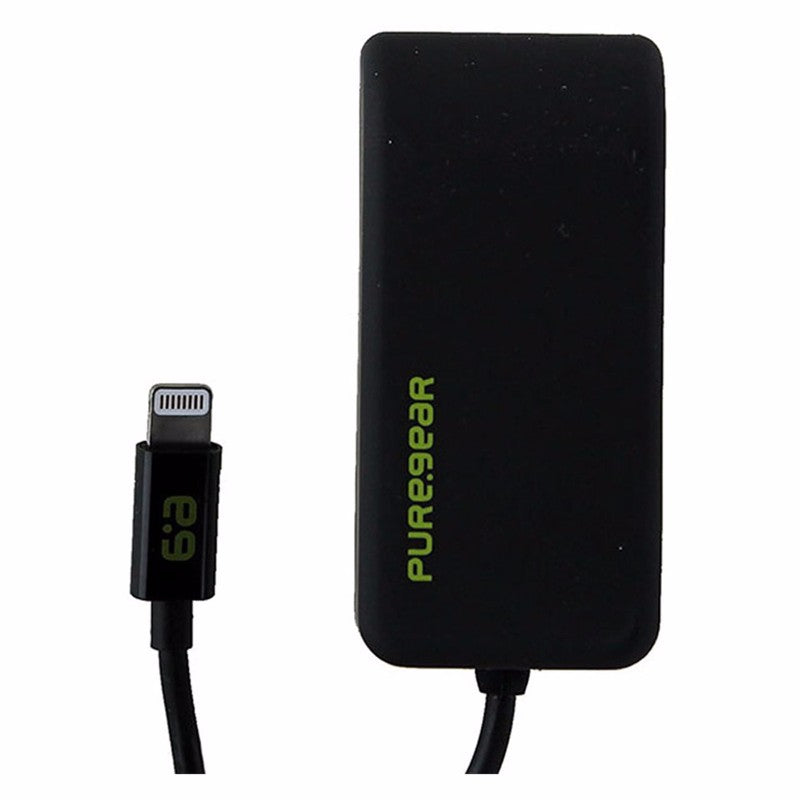 PureGear Wired Wall Charger (12W / 2.4 Amps) for Apple Devices (3ft.) - Black Cell Phone - Chargers & Cradles PureGear - Simple Cell Bulk Wholesale Pricing - USA Seller