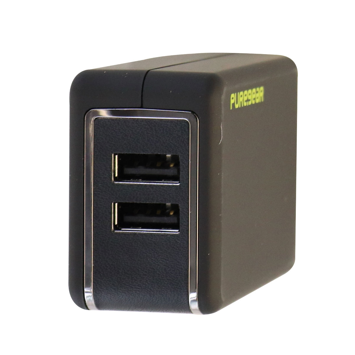PureGear Universal 24W/4.8A Dual USB Port Wall Charging Adapter - Black Cell Phone - Chargers & Cradles PureGear - Simple Cell Bulk Wholesale Pricing - USA Seller