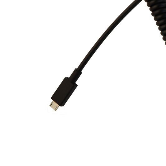 PureGear 4Ft Coiled 12W/2.4A Vehicle Car Charger for Micro-USB Devices - Black Cell Phone - Chargers & Cradles PureGear - Simple Cell Bulk Wholesale Pricing - USA Seller