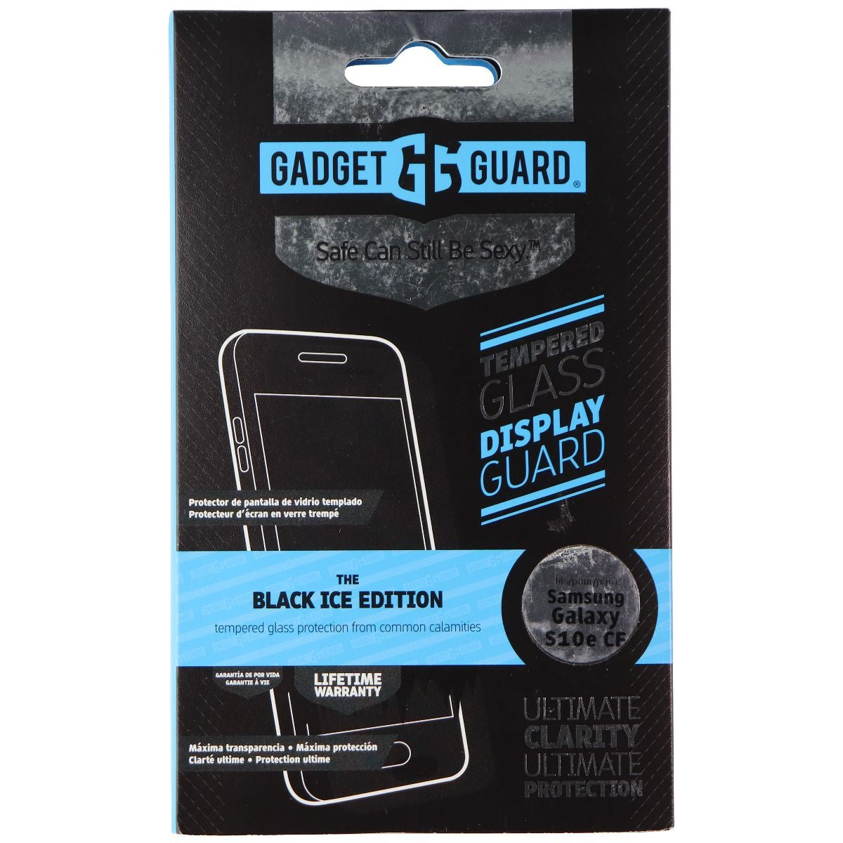 Gadget Guard Black Ice Edition Screen Protector for Samsung Galaxy S10e CF Cell Phone - Screen Protectors Gadget Guard - Simple Cell Bulk Wholesale Pricing - USA Seller