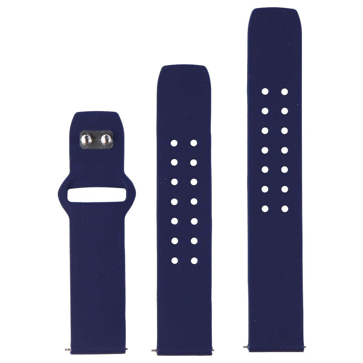 Affinity Bands (22mm) Watch Band for Smartwatches & More - Navy Blue Silicone Smart Watch Accessories - Watch Bands Affinity - Simple Cell Bulk Wholesale Pricing - USA Seller