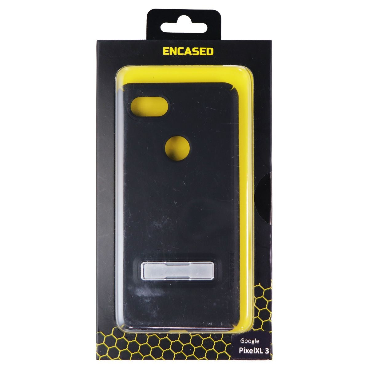 Encased Hardshell Kickstand Case for Google Pixel 3 XL - Matte Black Cell Phone - Cases, Covers & Skins Encased - Simple Cell Bulk Wholesale Pricing - USA Seller
