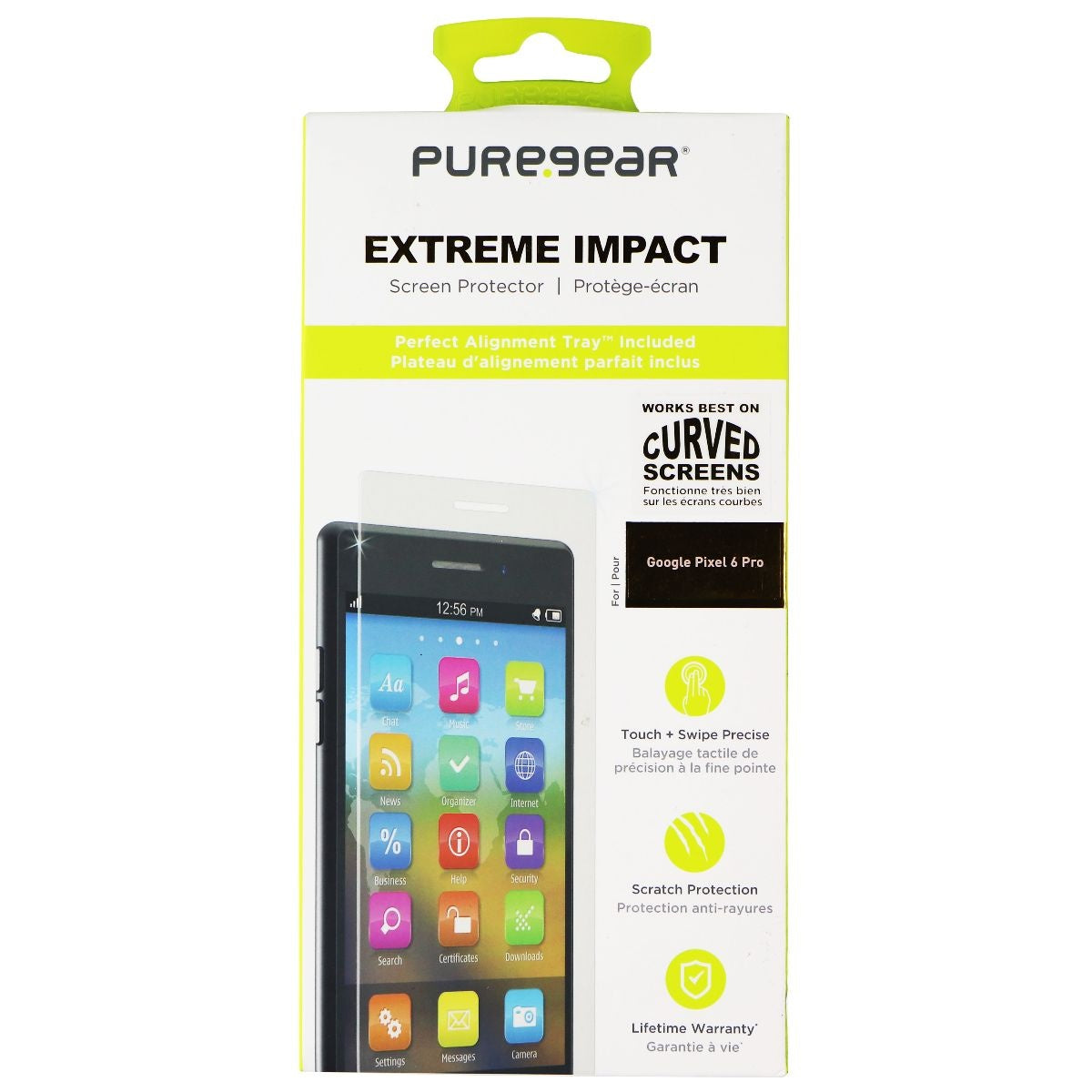 PureGear Extreme Impact Screen Protector for Google Pixel 6 Pro - Clear Cell Phone - Screen Protectors PureGear - Simple Cell Bulk Wholesale Pricing - USA Seller