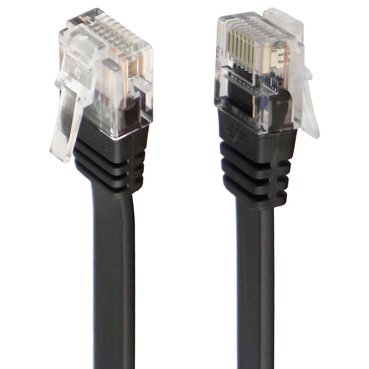 Verizon (5-Foot) Flat Tangle-Free Ethernet CAT 6A Patch Cable - Black Computer/Network - Ethernet Cables (RJ-45, 8P8C) Verizon - Simple Cell Bulk Wholesale Pricing - USA Seller