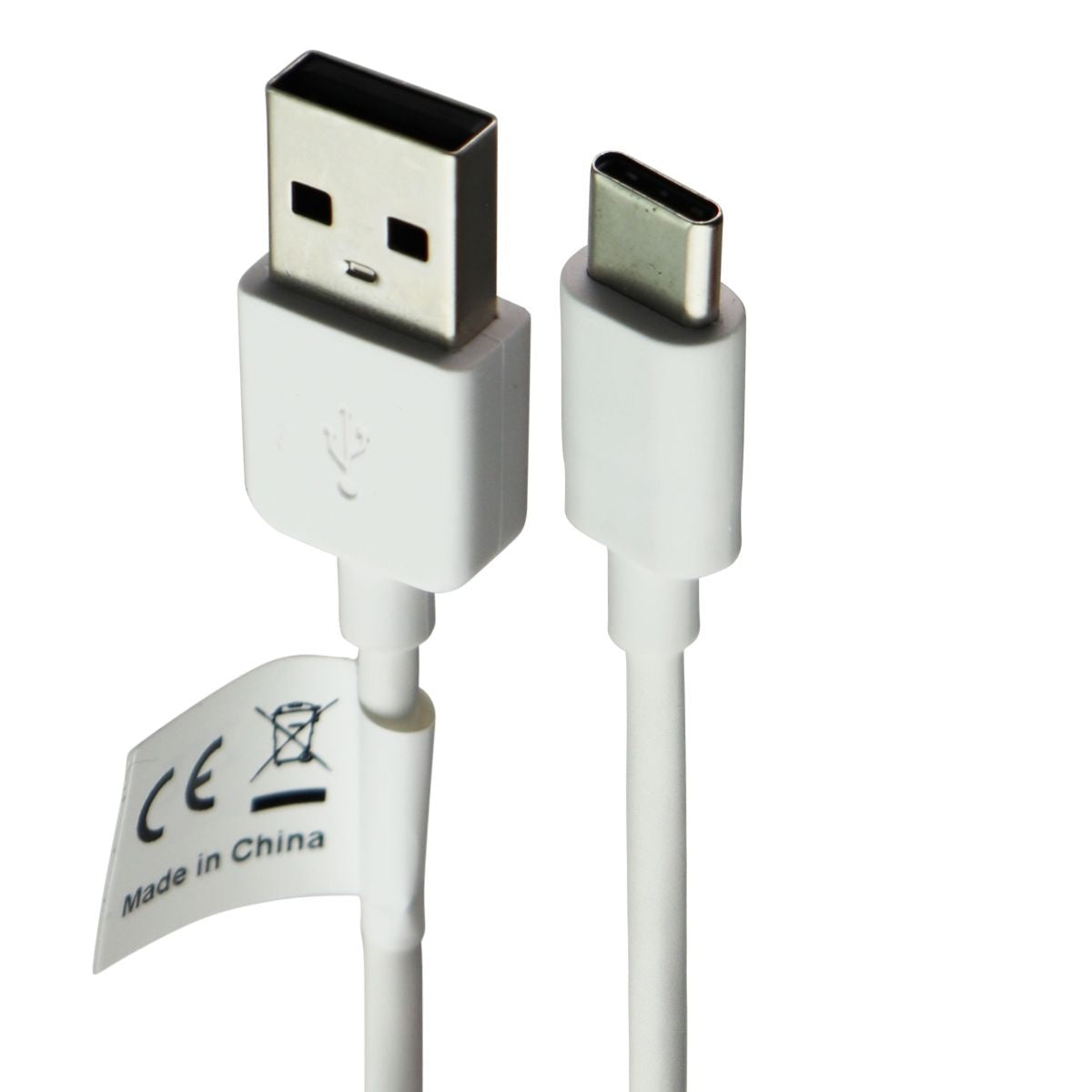 ZTE (3.3-Ft/1M) USB-C to USB Charge/Sync OEM Cable - White (DC1943 / Z6201V) Cell Phone - Cables & Adapters ZTE - Simple Cell Bulk Wholesale Pricing - USA Seller