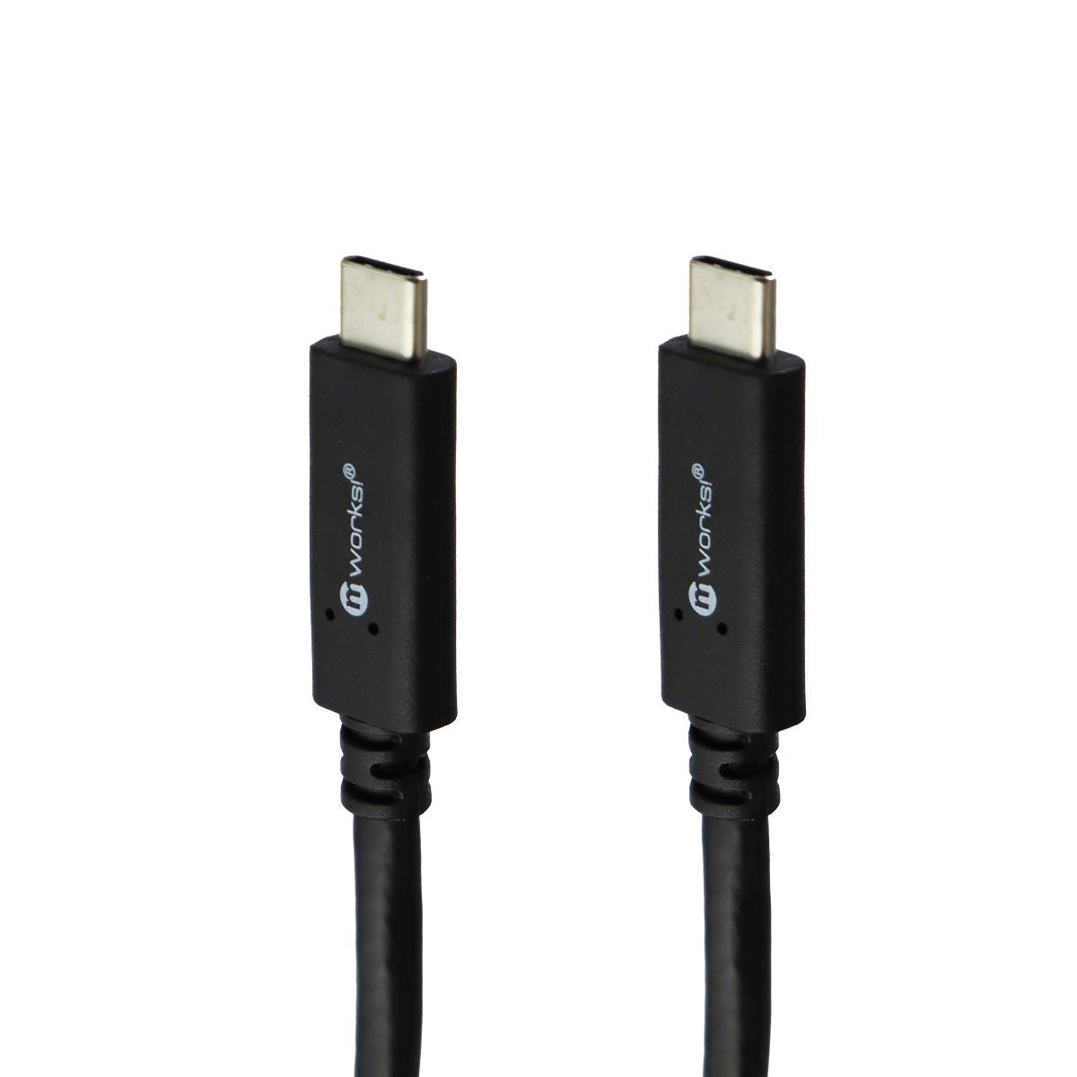 mworks! mPOWER! 6 ft. Round USB-C to USB-C Cable - Black Cell Phone - Chargers & Cradles mWorks! - Simple Cell Bulk Wholesale Pricing - USA Seller