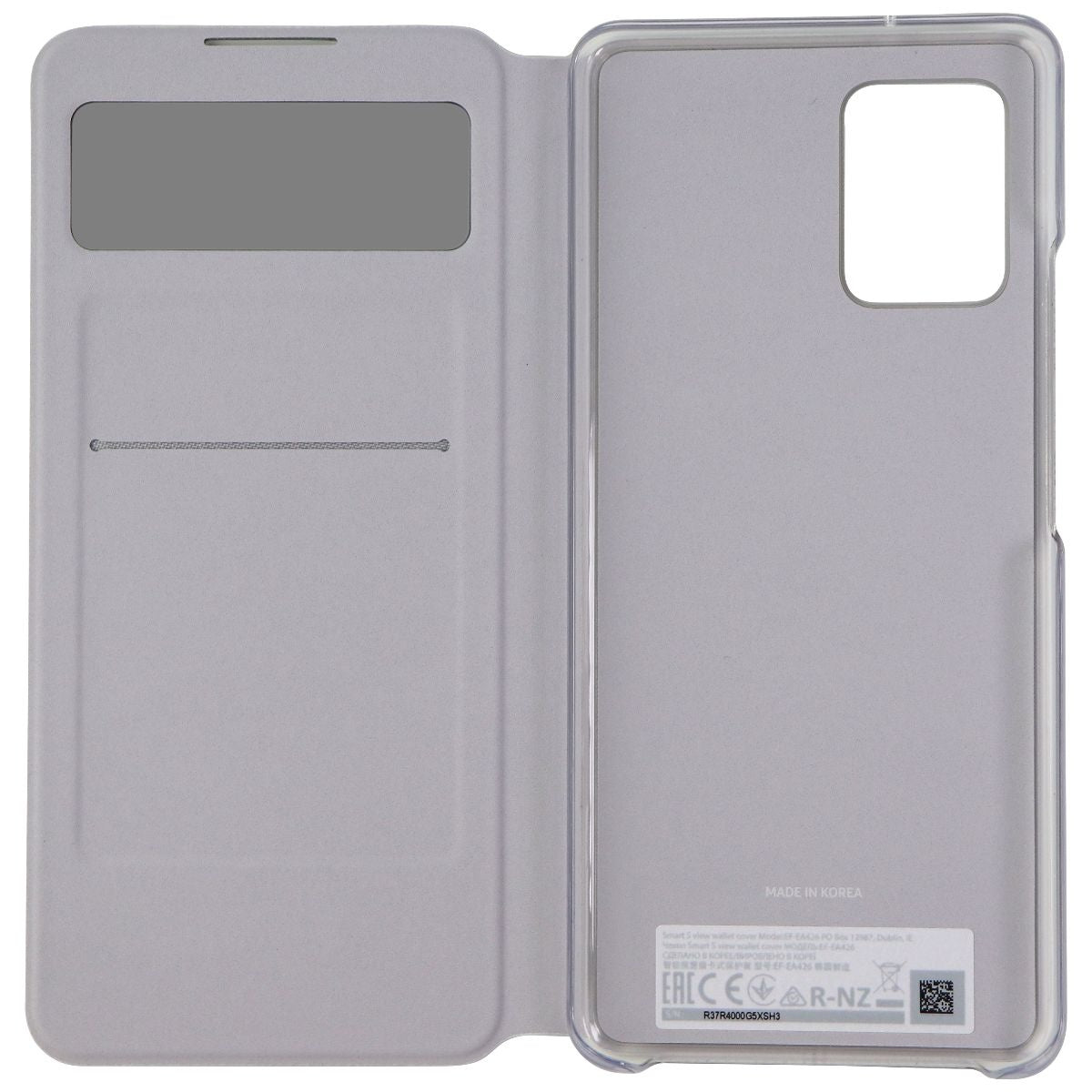 Samsung Smart S View Wallet Cover for Samsung Galaxy A42 5G - White Cell Phone - Cases, Covers & Skins Samsung - Simple Cell Bulk Wholesale Pricing - USA Seller