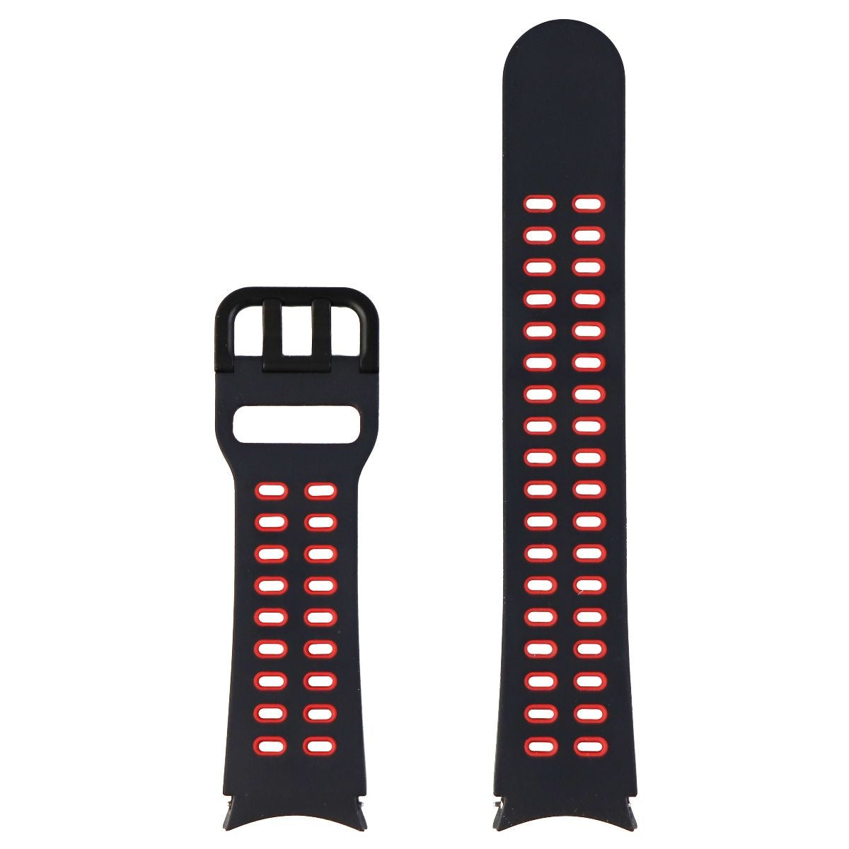 Samsung Extreme Sport Band for Galaxy Watch4 or Later - Black/Red 20mm M/L Smart Watch Accessories - Watch Bands Samsung - Simple Cell Bulk Wholesale Pricing - USA Seller