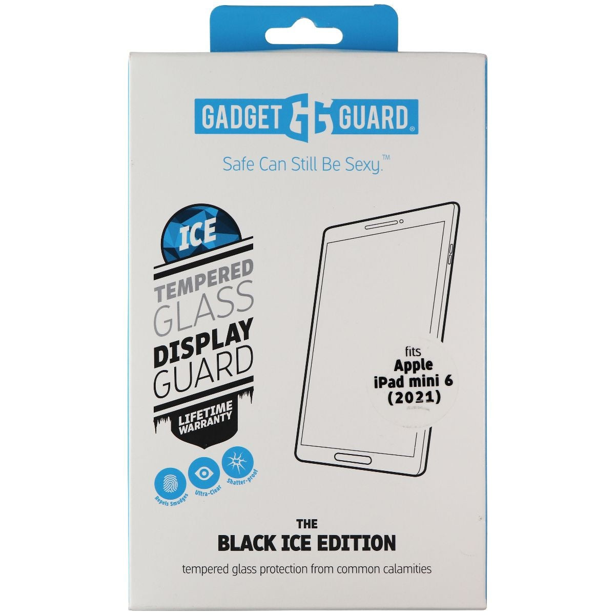 Gadget Guard (Black Ice) Tempered Glass for Apple iPad mini 6 (2021) - Clear iPad/Tablet Accessories - Screen Protectors Gadget Guard - Simple Cell Bulk Wholesale Pricing - USA Seller