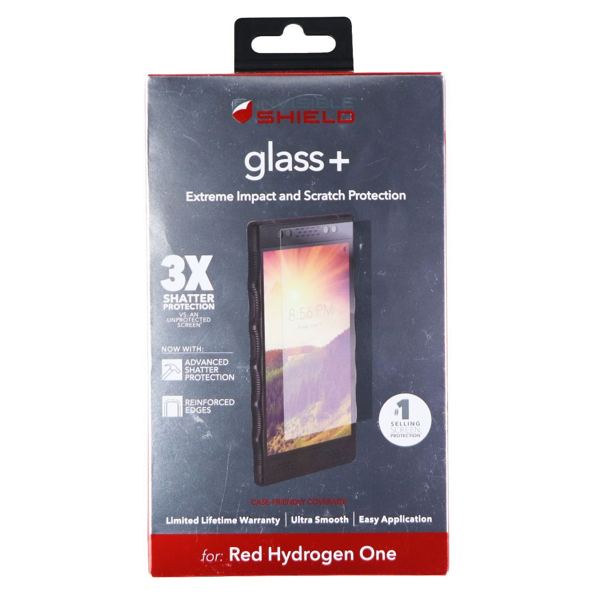 Invisible Shield Glass+ Screen Protector for Verizon Red Hydrogen One - Clear Cell Phone - Screen Protectors Invisible Shield - Simple Cell Bulk Wholesale Pricing - USA Seller
