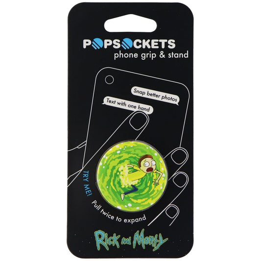 PopSockets Collapsible Grip for Phones & Tablets - Rick & Morty / Morty Green Cell Phone - Mounts & Holders PopSockets - Simple Cell Bulk Wholesale Pricing - USA Seller
