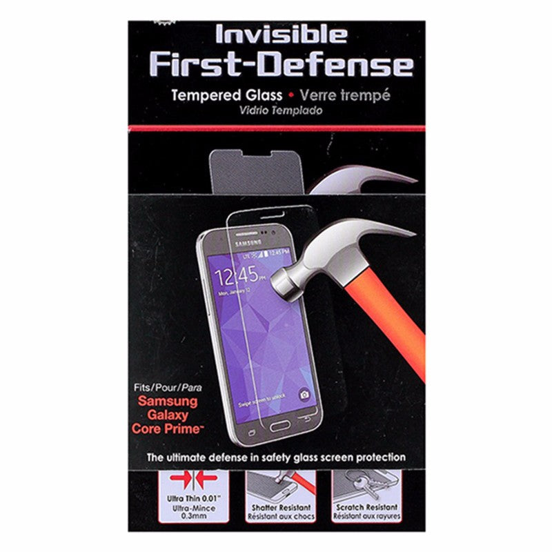 Qmadix Invisible Tempered Glass for Samsung Galaxy Core Prime - Clear Cell Phone - Screen Protectors Qmadix - Simple Cell Bulk Wholesale Pricing - USA Seller