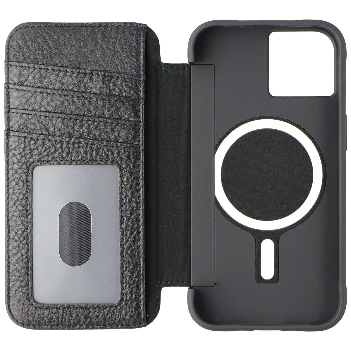 Case-Mate Wallet Folio Case For Magsafe for iPhone 14 and iPhone 13 - Black Cell Phone - Cases, Covers & Skins Case-Mate - Simple Cell Bulk Wholesale Pricing - USA Seller