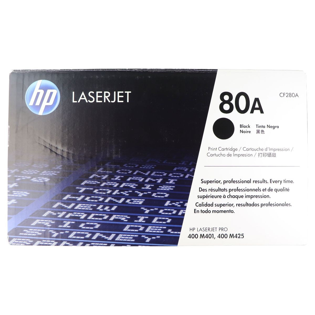 HP 80A Black Print Cartridge CF280A for HP Laserjet Pro 400 M401 & M425 Printer Accessories - Toner Cartridges HP - Simple Cell Bulk Wholesale Pricing - USA Seller