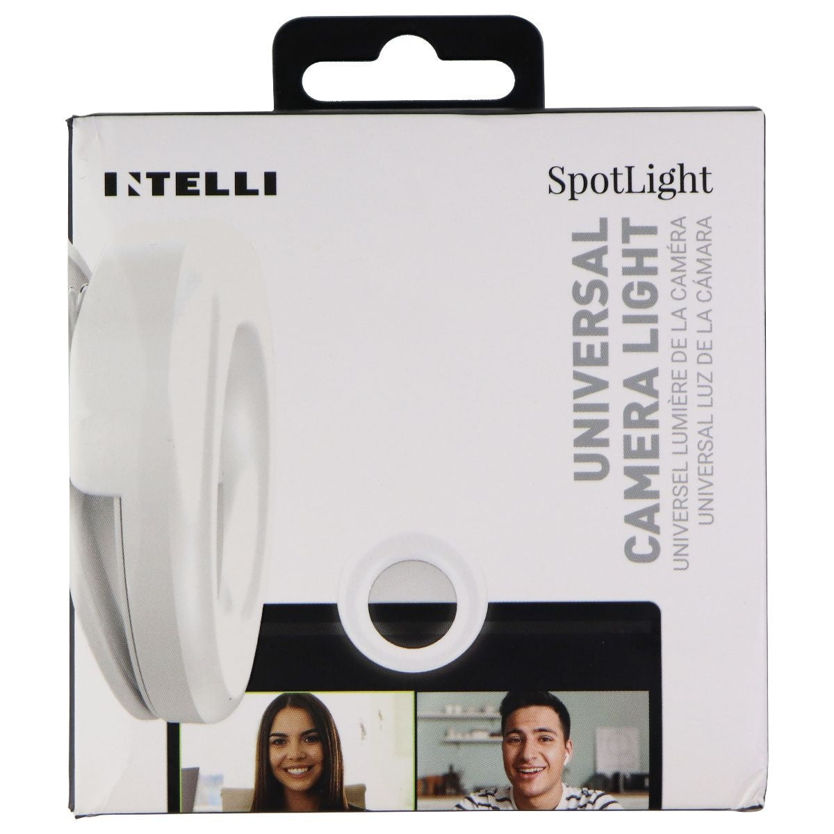 Intelli Universal Camera Light Spotlight - White Camera Accessories - Lighting Units Intelli - Simple Cell Bulk Wholesale Pricing - USA Seller
