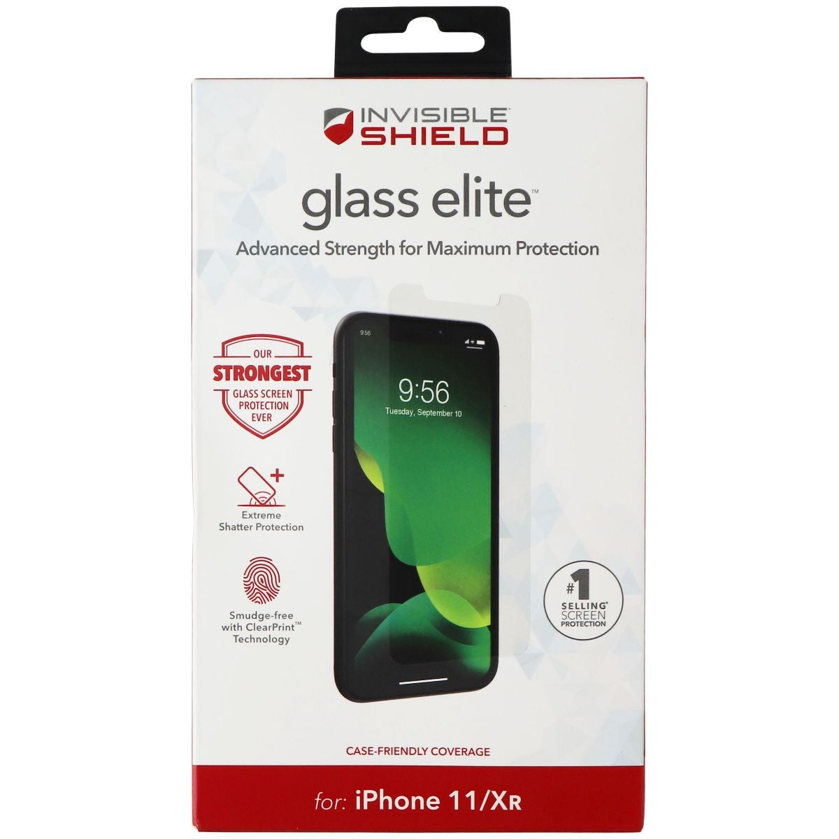 ZAGG InvisibleShield Glass Elite Screen Protector for Apple iPhone 11/XR Cell Phone - Screen Protectors Zagg - Simple Cell Bulk Wholesale Pricing - USA Seller