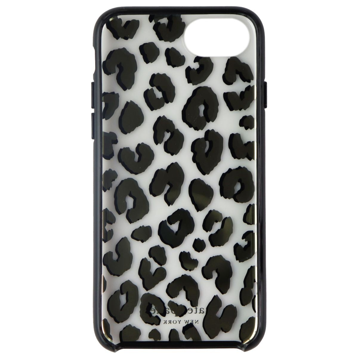 Kate Spade Hardshell Case for Apple iPhone SE (3rd Gen) - City Leopard Black Cell Phone - Cases, Covers & Skins Kate Spade - Simple Cell Bulk Wholesale Pricing - USA Seller