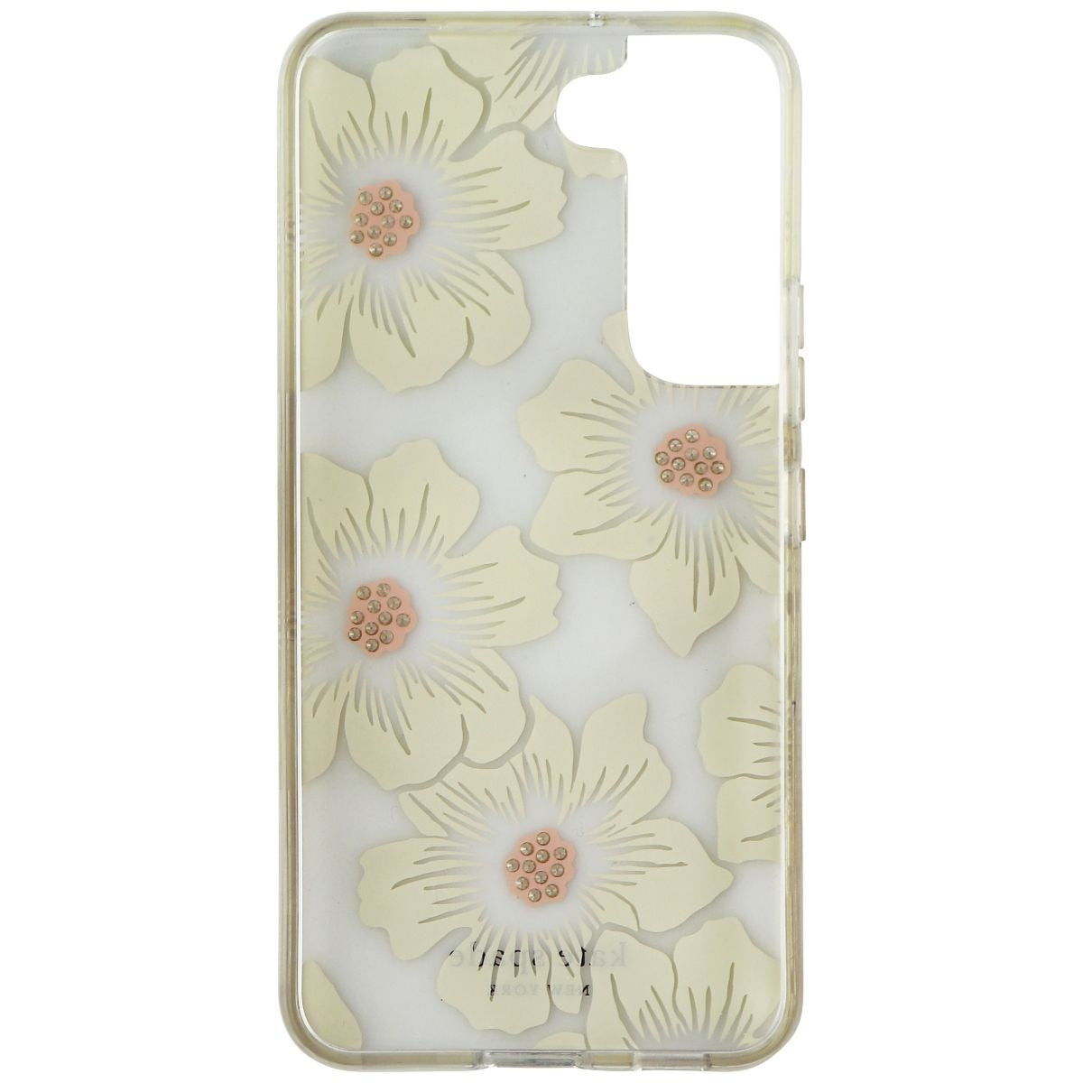 Kate Spade Protective Hardshell Case for Samsung Galaxy S22 - Hollyhock Floral Cell Phone - Cases, Covers & Skins Kate Spade - Simple Cell Bulk Wholesale Pricing - USA Seller