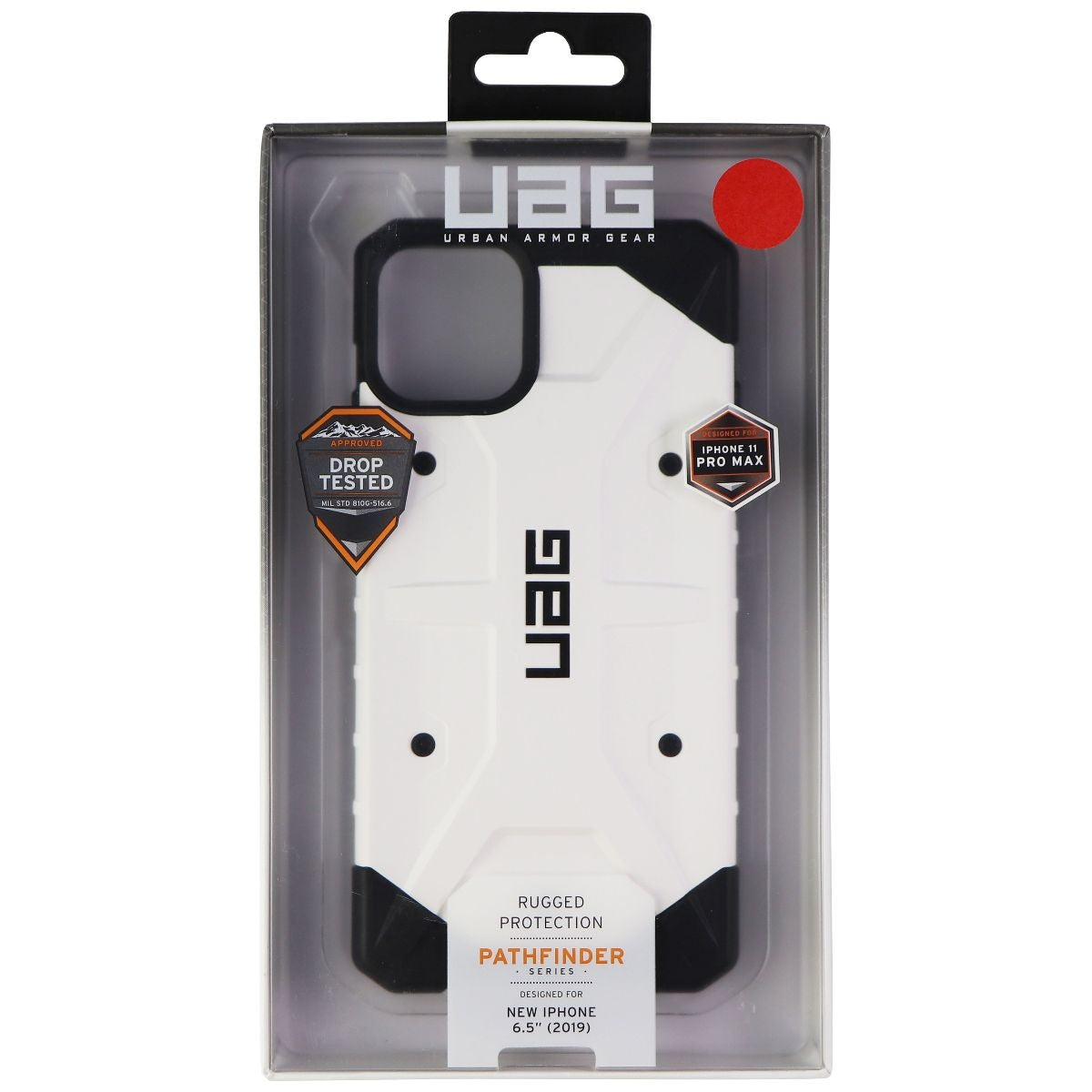 Urban Armor Gear Pathfinder Series Case for iPhone 11 Pro Max - White/Black Cell Phone - Cases, Covers & Skins Urban Armor Gear - Simple Cell Bulk Wholesale Pricing - USA Seller