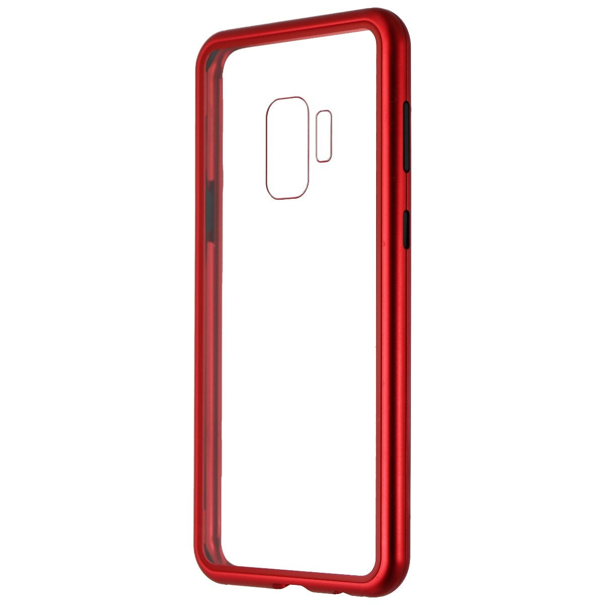Zore Hybrid Glass Series Case for Samsung Galaxy S9 - Clear/Red Cell Phone - Cases, Covers & Skins Zore - Simple Cell Bulk Wholesale Pricing - USA Seller