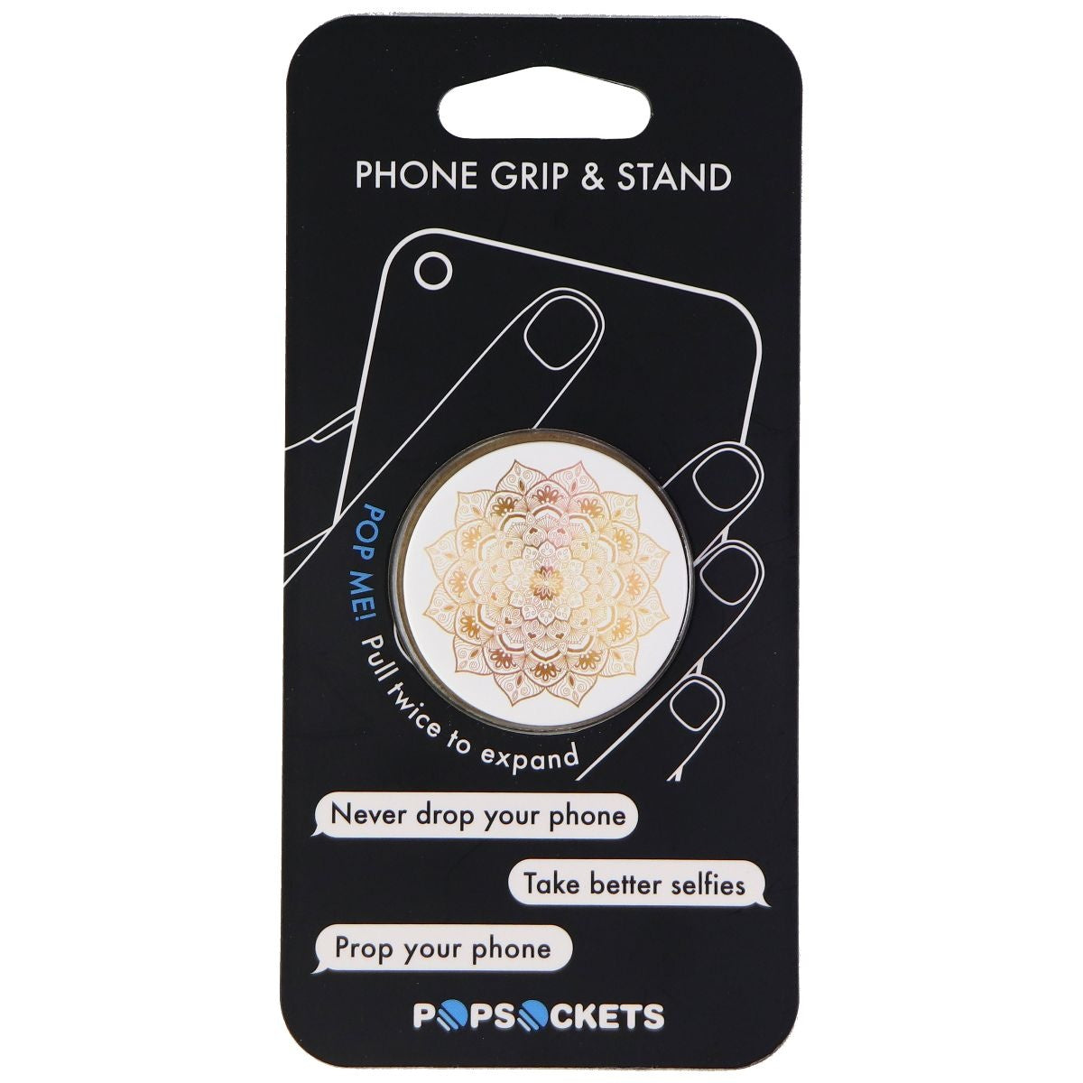 PopSockets: Collapsible Grip and Stand for Phones and Tablets - Golden Silence