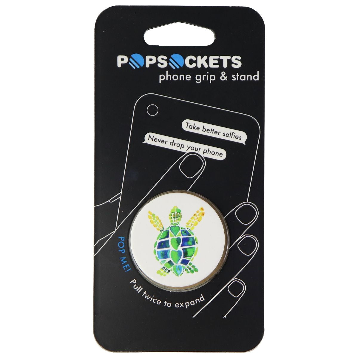 PopSockets: Collapsible Grip and Stand for Phones and Tablets - Turtle Love Cell Phone - Mounts & Holders PopSockets - Simple Cell Bulk Wholesale Pricing - USA Seller