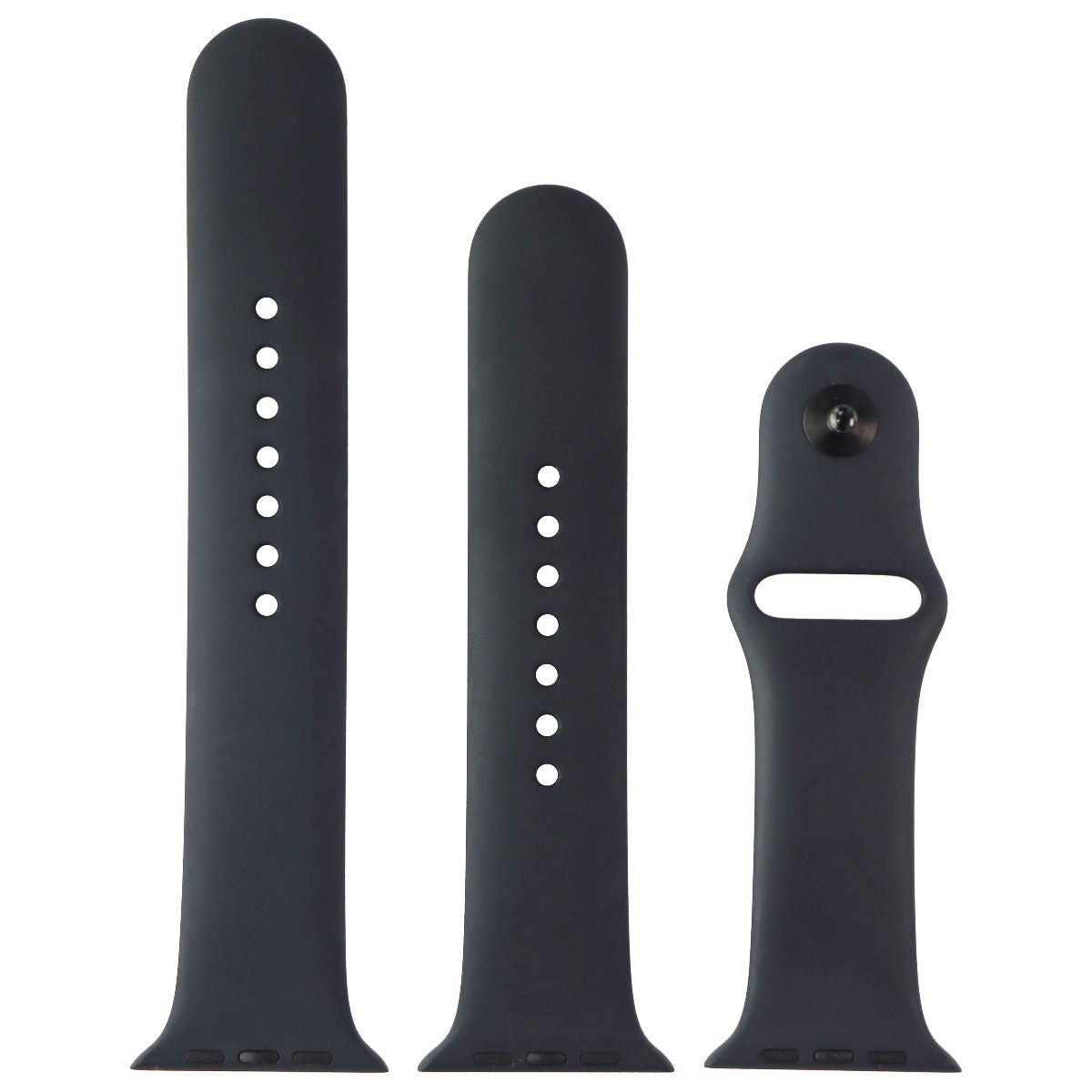 Apple (42mm) Sport Band for Apple Watch 42/44/45mm - Hermés Black / Full Set Smart Watch Accessories - Watch Bands Apple - Simple Cell Bulk Wholesale Pricing - USA Seller