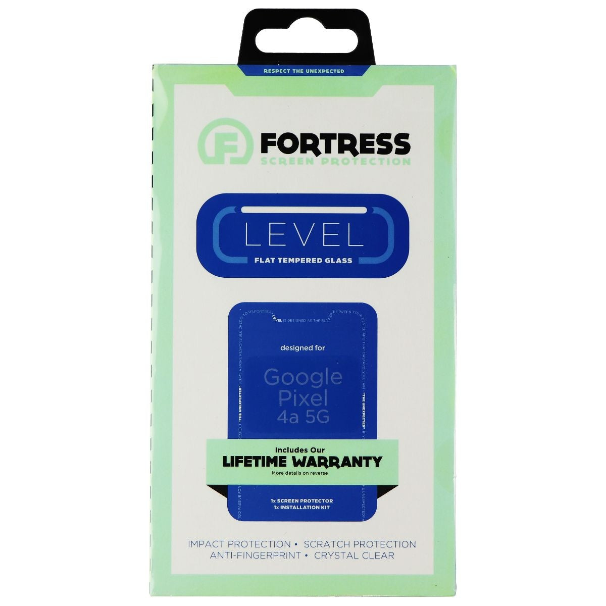 Fortress Level Flat Tempered Glass Screen Protector for Google Pixel 4a (5G) Cell Phone - Screen Protectors Fortress - Simple Cell Bulk Wholesale Pricing - USA Seller