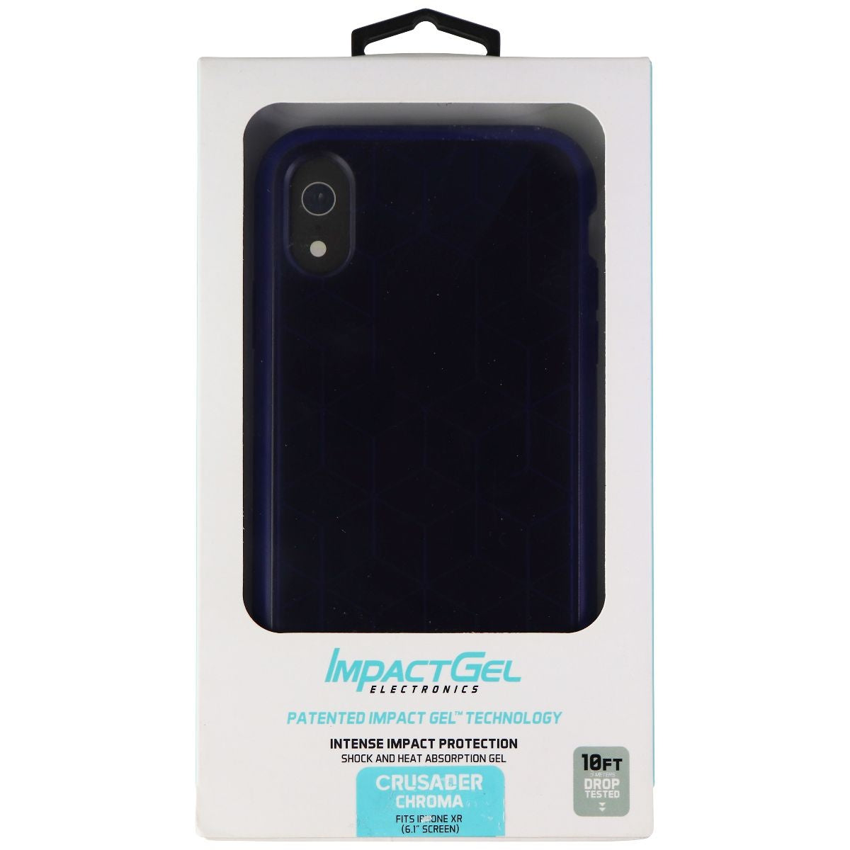 Impact Gel Crusader Chroma Protection Case for Apple iPhone XR - Blue Cell Phone - Cases, Covers & Skins Impact Gel - Simple Cell Bulk Wholesale Pricing - USA Seller