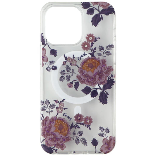 Coach Protective Case for MagSafe for iPhone 14 Pro Max - Moody Floral / Purple Cell Phone - Cases, Covers & Skins Coach - Simple Cell Bulk Wholesale Pricing - USA Seller