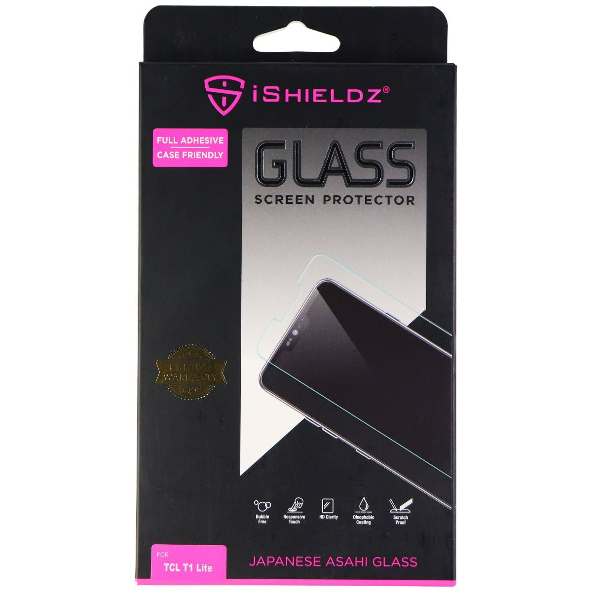 iShieldz Asahi Tempered Glass Screen Protector for TCL T1 Lite Cell Phone - Screen Protectors iShieldz - Simple Cell Bulk Wholesale Pricing - USA Seller