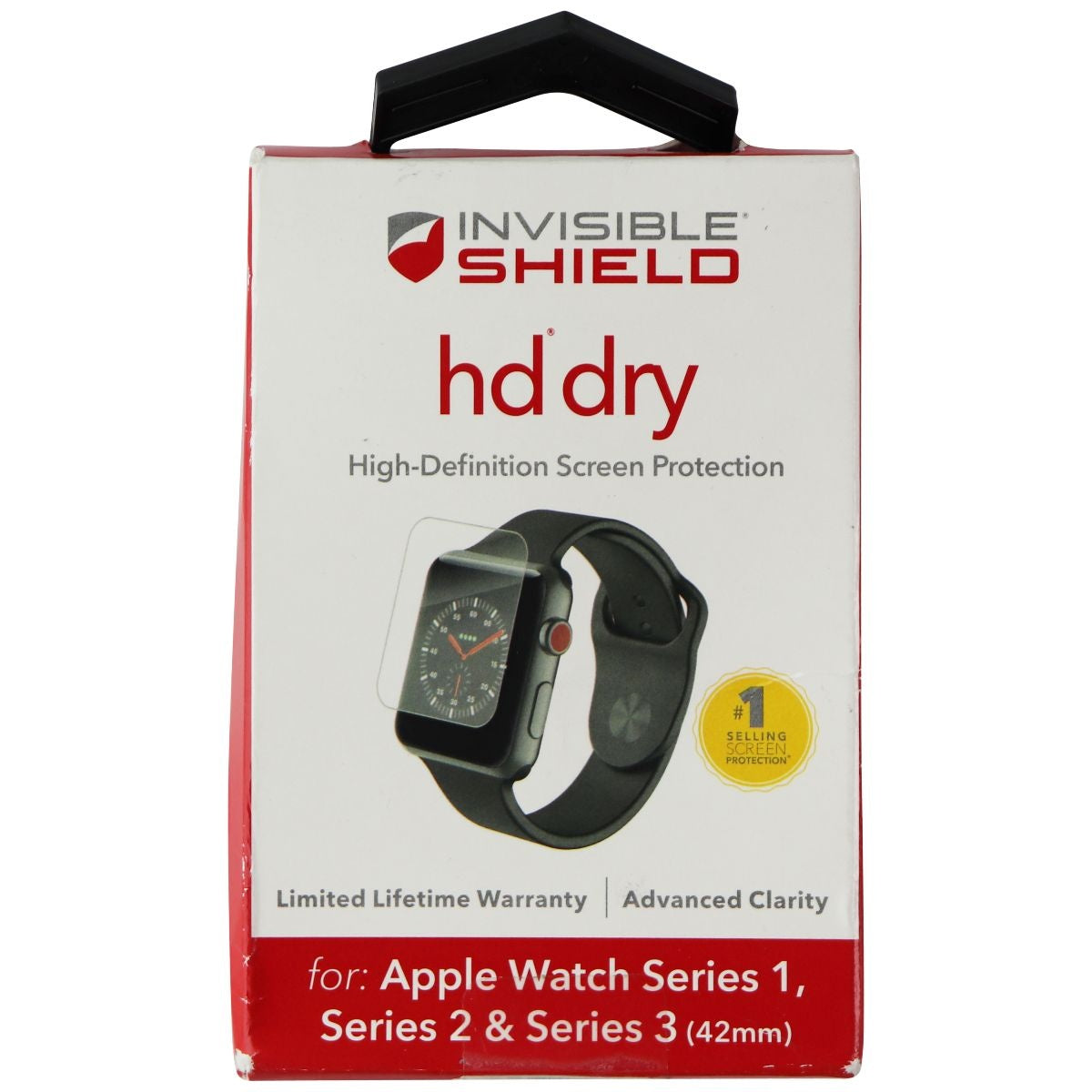 ZAGG InvisibleShield HD Dry Screen Protector for Apple Watch 3/2/1 (42mm) Smart Watch Accessories - Screen Protectors Zagg - Simple Cell Bulk Wholesale Pricing - USA Seller