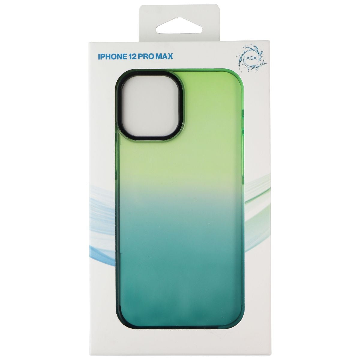 AQA Slim Hardshell Case for Apple iPhone 12 Pro Max - Green/Blue Fade Cell Phone - Cases, Covers & Skins AQA - Simple Cell Bulk Wholesale Pricing - USA Seller
