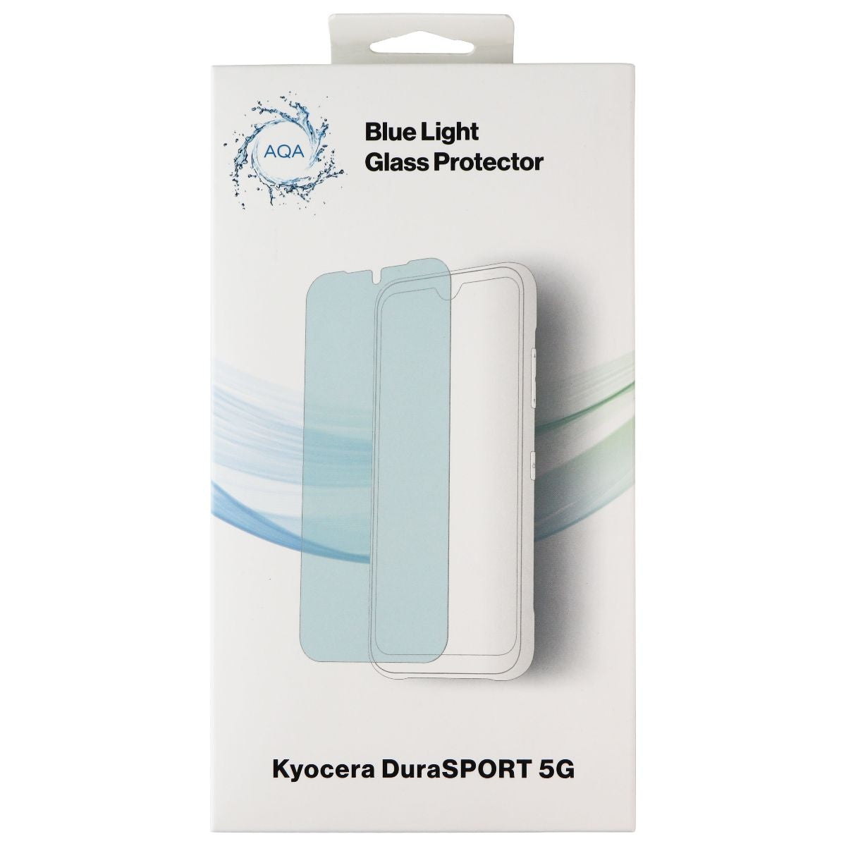 AQA Blue Light Glass Protector for Kyocera DuraSPORT 5G - Clear Cell Phone - Screen Protectors AQA - Simple Cell Bulk Wholesale Pricing - USA Seller