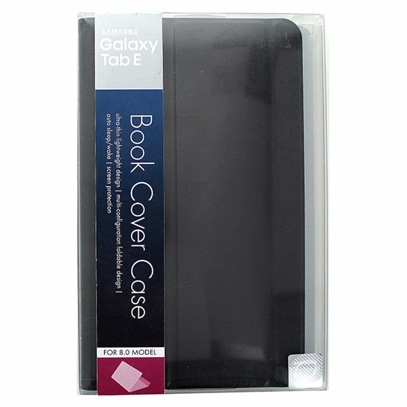 Samsung Official Book Cover Case for Samsung Galaxy Tab E 8.0 - Black iPad/Tablet Accessories - Cases, Covers, Keyboard Folios Samsung - Simple Cell Bulk Wholesale Pricing - USA Seller