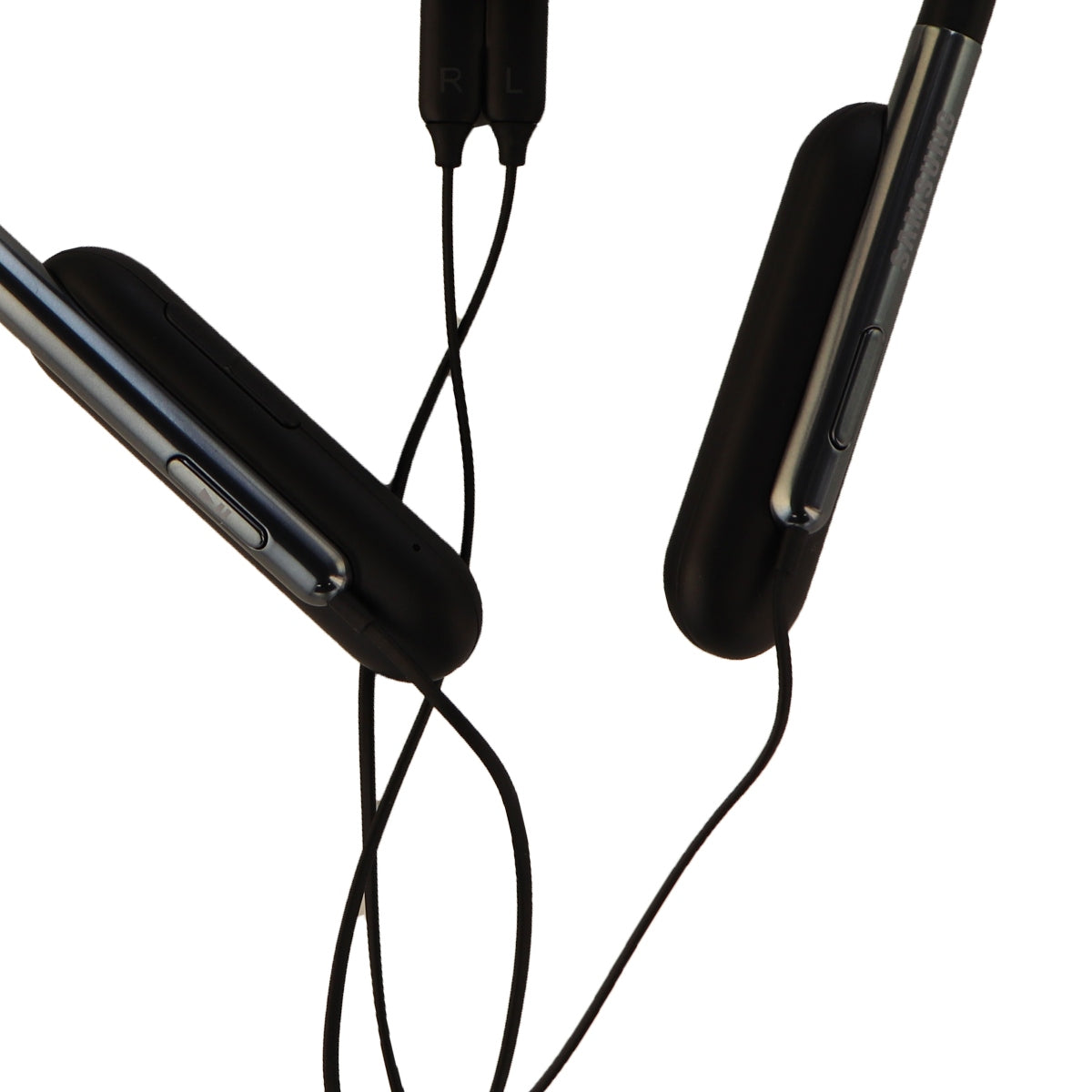 Samsung U Flex Bluetooth Wireless In-ear Flexible Headphones w/ Microphone Black Portable Audio - Headphones Samsung - Simple Cell Bulk Wholesale Pricing - USA Seller