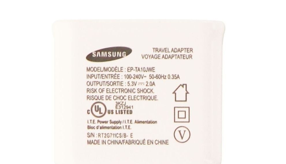 Samsung (EP-TA10JWE) Wall Adapter (5.3 Volt - 2 Amp) for USB Devices - White Cell Phone - Cables & Adapters Samsung - Simple Cell Bulk Wholesale Pricing - USA Seller