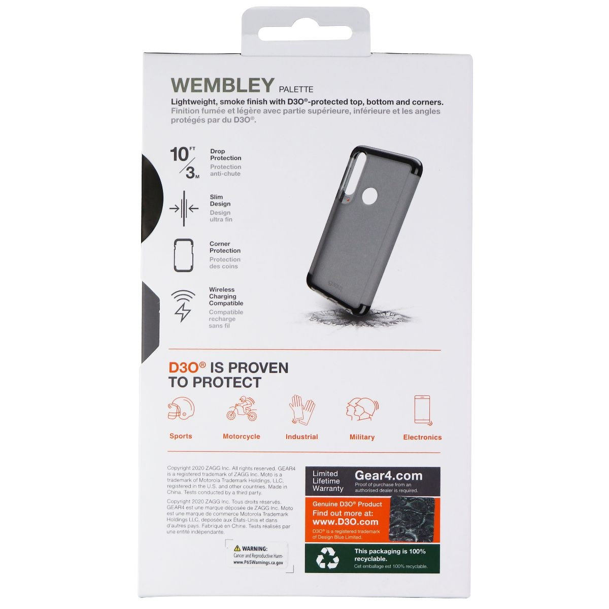 ZAGG Wembley Series Gel Case for Motorola Moto G Power & G8 Power - Smoke Cell Phone - Cases, Covers & Skins Zagg - Simple Cell Bulk Wholesale Pricing - USA Seller