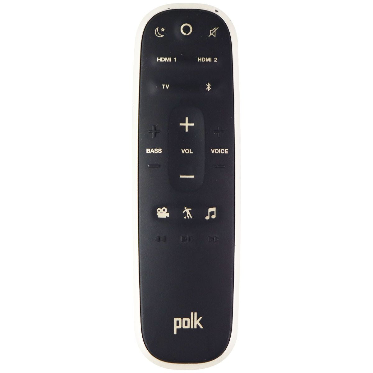 Polk Audio OEM System Remote Control - Black / Gold TV, Video & Audio Accessories - Remote Controls Polk - Simple Cell Bulk Wholesale Pricing - USA Seller