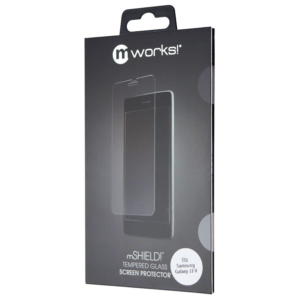 mWorks! mShield! Tempered Glass Screen Protector for Samsung Galaxy J3 V - Clear Cell Phone - Screen Protectors mWorks! - Simple Cell Bulk Wholesale Pricing - USA Seller