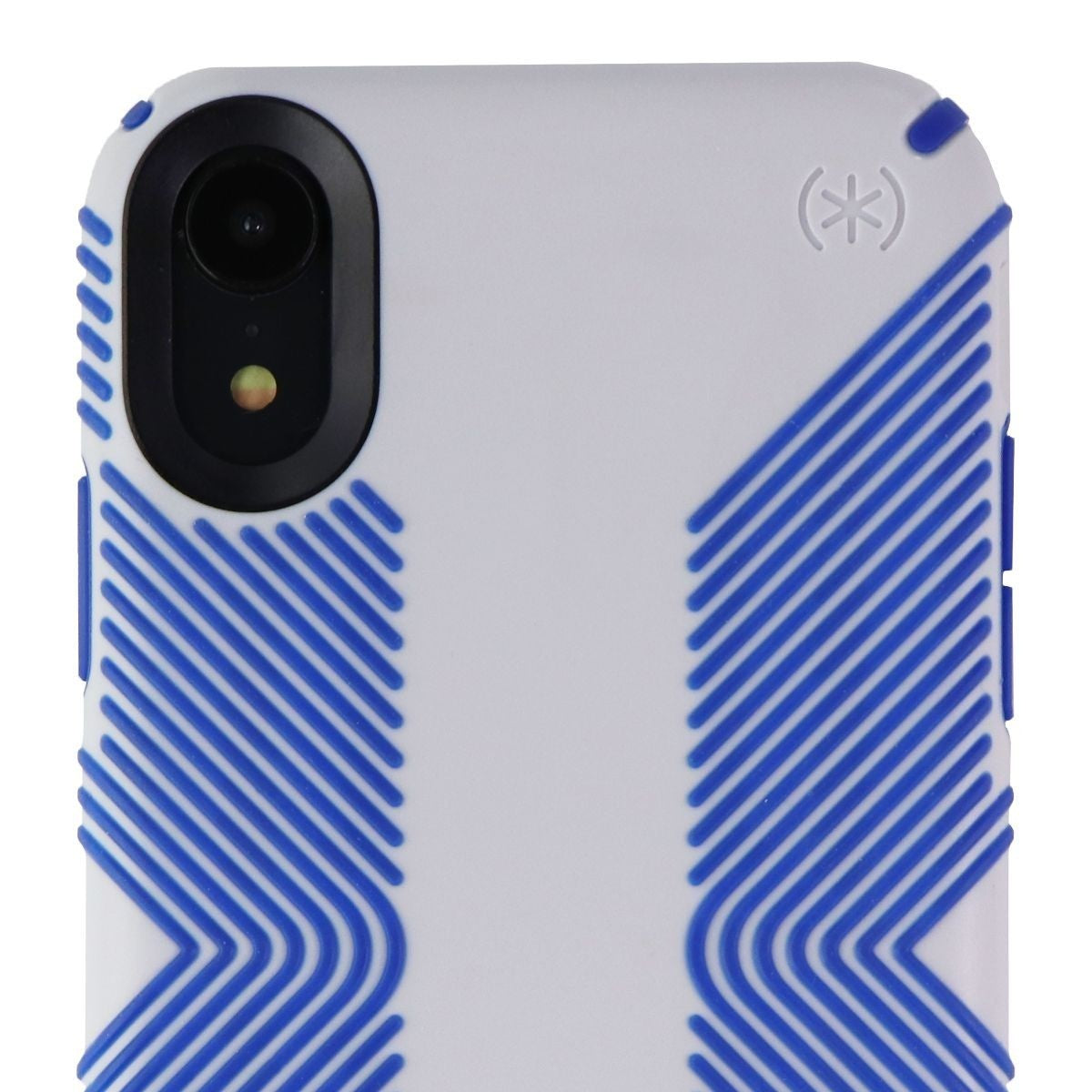 Speck Presidio Grip Series Case for iPhone XR - Microchip Gray/Ballpoint Blue Cell Phone - Cases, Covers & Skins Speck - Simple Cell Bulk Wholesale Pricing - USA Seller