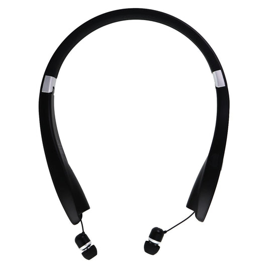 Amorno (SX-991) Bluetooth Wireless Neckband Retractable Headphones - Black Portable Audio - Headphones Amorno - Simple Cell Bulk Wholesale Pricing - USA Seller