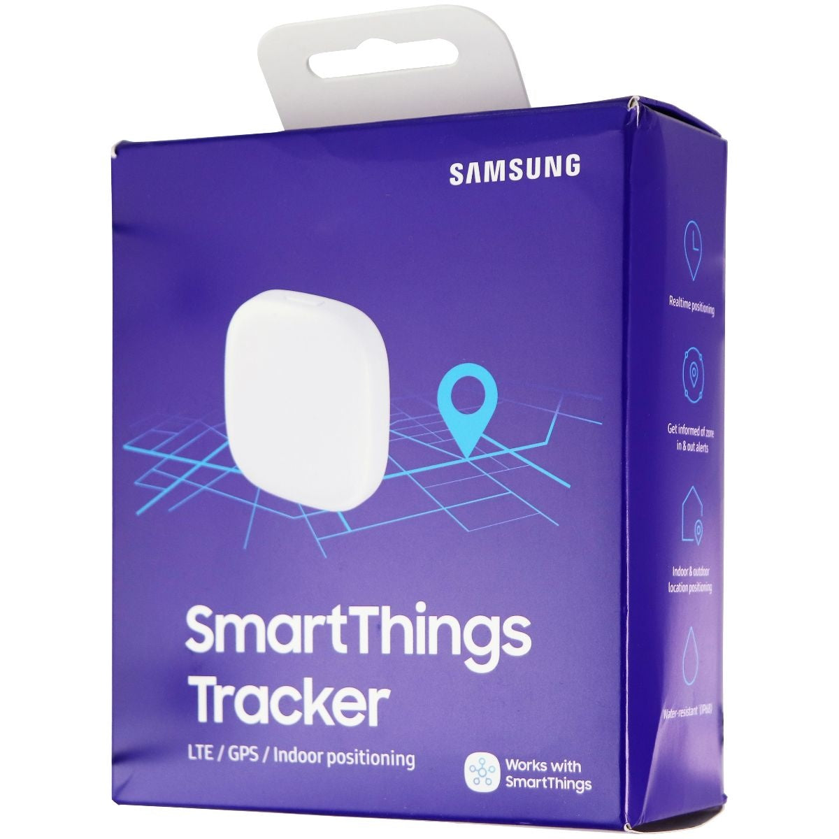 Samsung SmartThings Tracker Live GPS-Enabled Tracking LTE Verizon ONLY - White GPS Accessories & Tracking - Tracking Devices Samsung - Simple Cell Bulk Wholesale Pricing - USA Seller