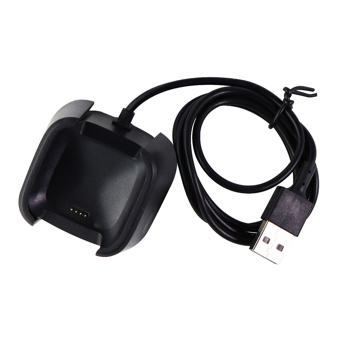 Replacement USB Charging Dock Cable for FitBit Versa - Black Cell Phone - Chargers & Cradles Unbranded - Simple Cell Bulk Wholesale Pricing - USA Seller