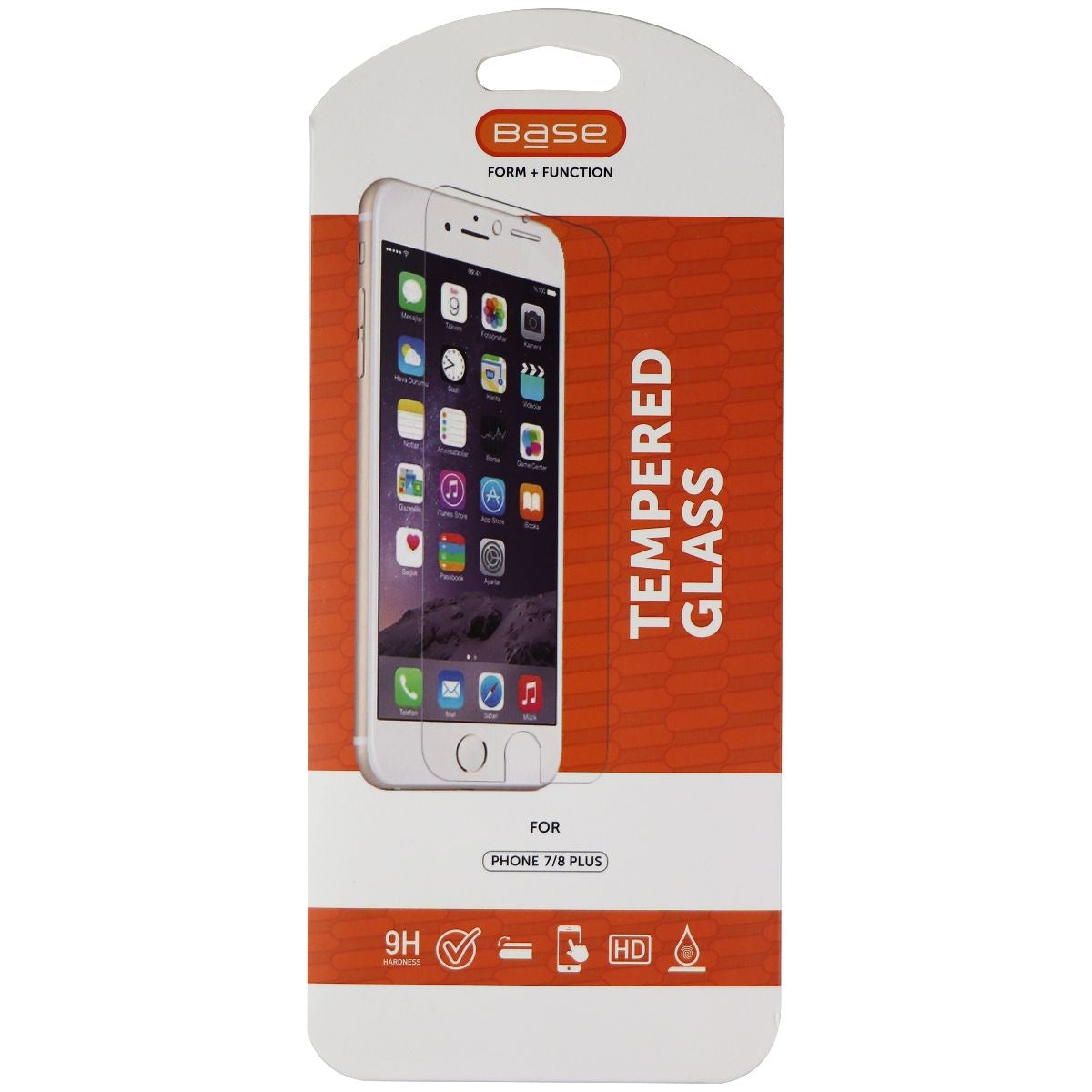 Base Tempered Glass Screen Protector for Apple iPhone 8 Plus/7 Plus - Clear Cell Phone - Screen Protectors Apple - Simple Cell Bulk Wholesale Pricing - USA Seller