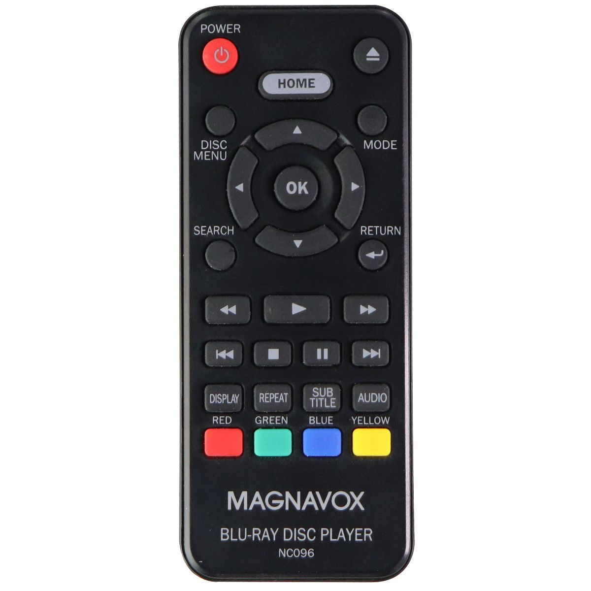 Magnavox OEM Remote Control - Black (NC096) TV, Video & Audio Accessories - Remote Controls Magnavox - Simple Cell Bulk Wholesale Pricing - USA Seller